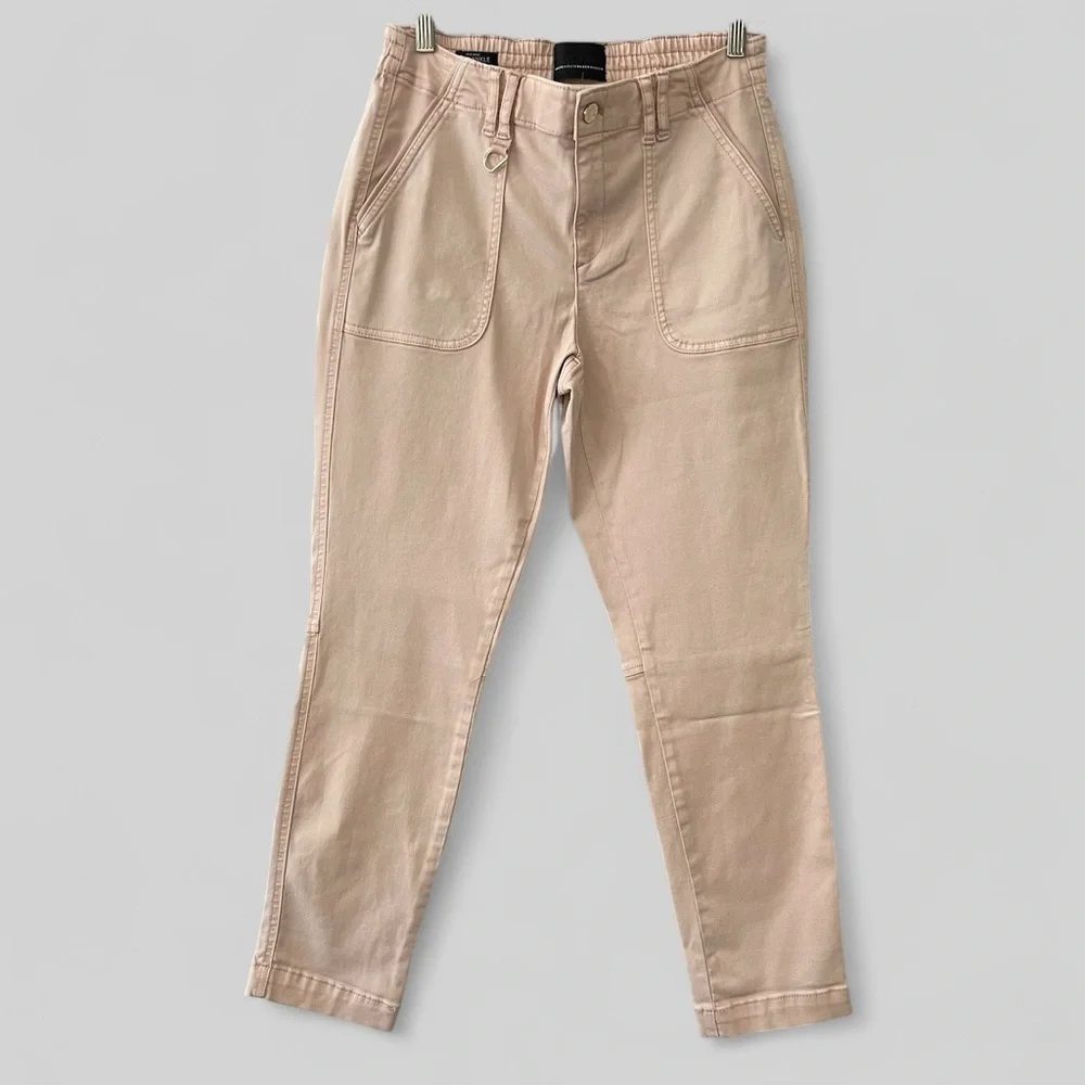 WHITE HOUSE BLACK MARKET Utility Pants Womens Size 6 Slim Ankle Blush Pockets - Picture 1 of 10